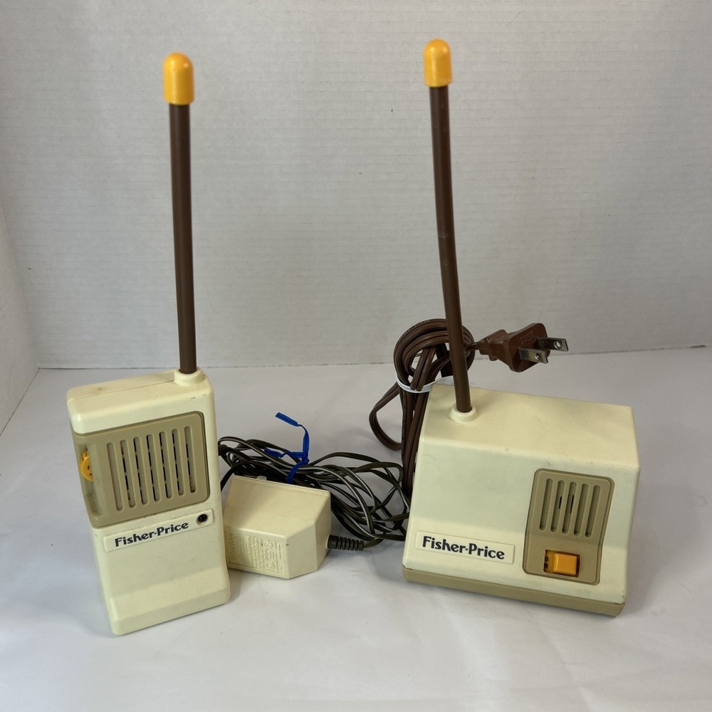 Fisher Price Vintage BABY MONITOR #157 Model Nursery Monitor Tested Works 1984
